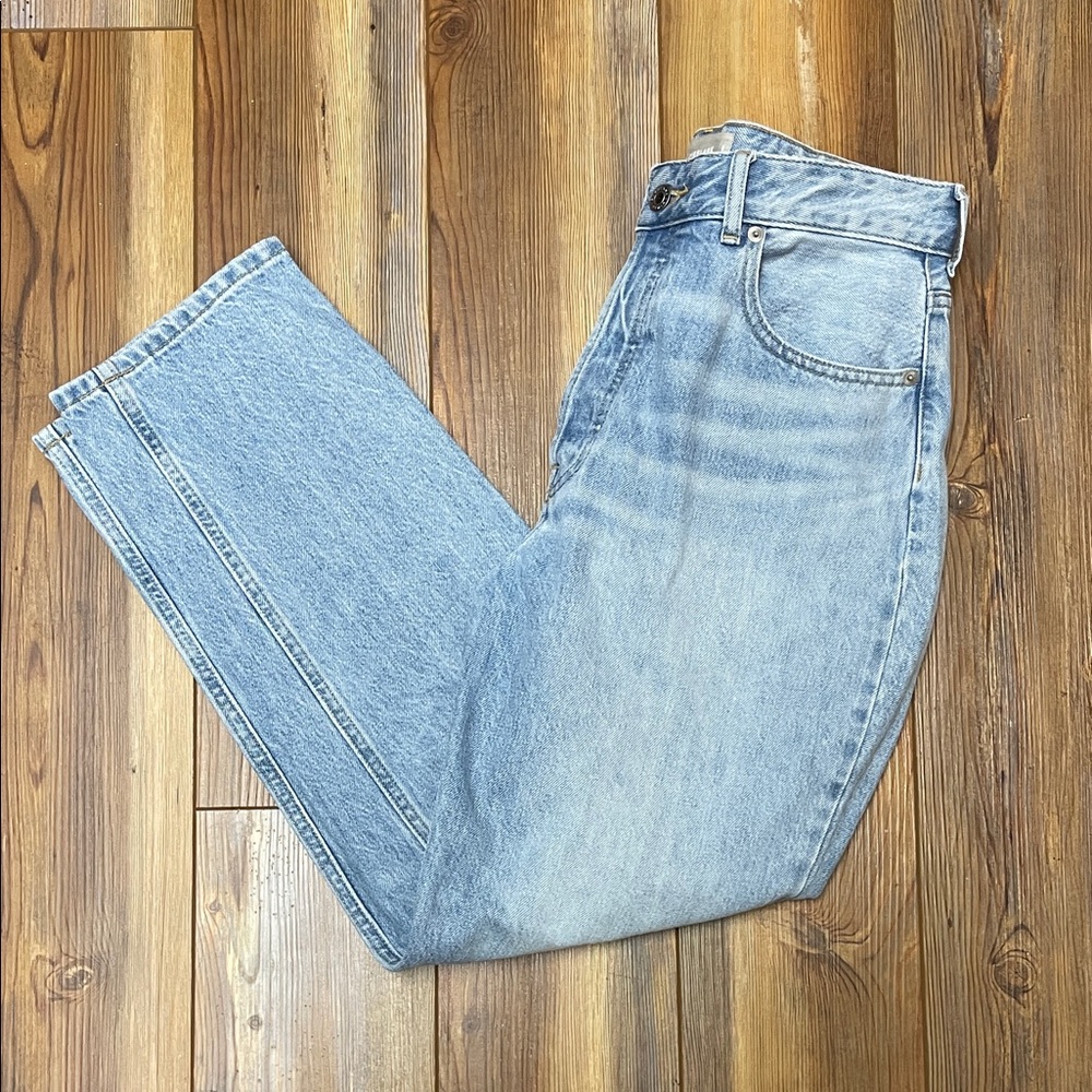 Everlane Denim Straight Leg Jeans in Light Blue